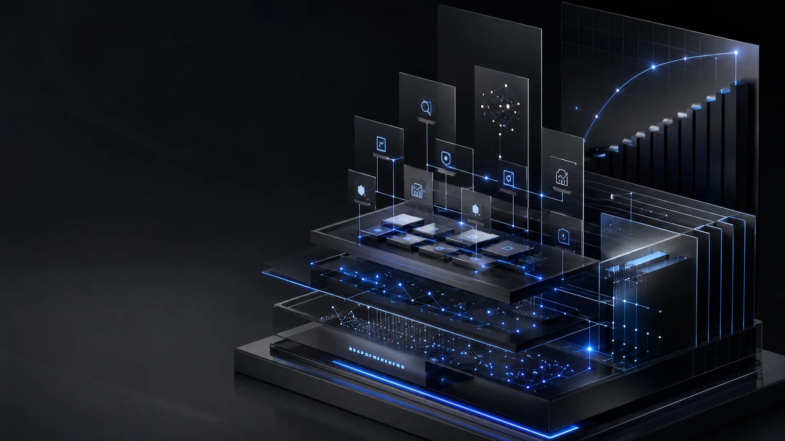 Teknik SEO, içerik optimizasyonu ve organik görünürlük artışını temsil eden veri odaklı SEO altyapısı